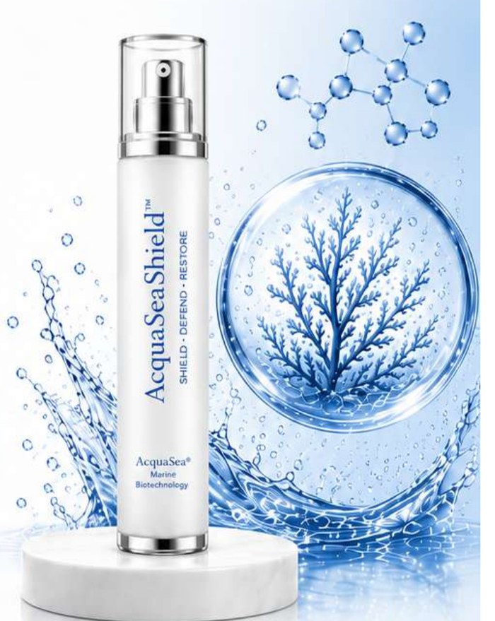 AcquaSeaShield finished cosmetic product